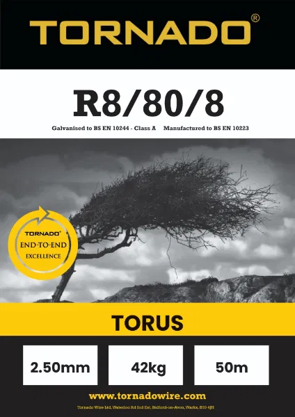 [T-RZST088001] Tornado Torus R8/80/8 - 50M 