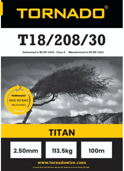 [T-TZST141801] Tornado Titan T14/180/15 - 100m